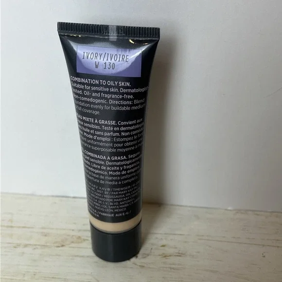 Mary Kay TimeWise MATTE 3D Liquid Foundation Ivory W130 NEW - Picture 4 of 5